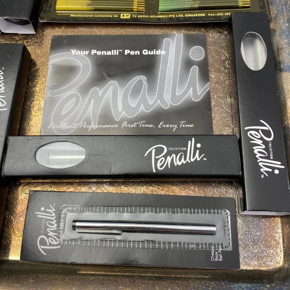Penalli Pen Collection Writing Set 65-Pc Refill Pack Fountain Rollerball